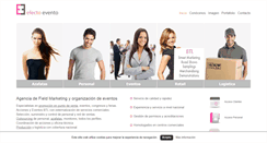 Desktop Screenshot of efectoevento.com